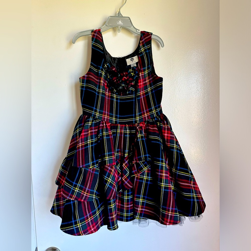 Harajuku Lovers Mini Tartan Red Plaid Dress size 6/6x